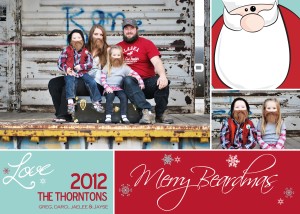 Merry Beardmas - Christmas Card 2012