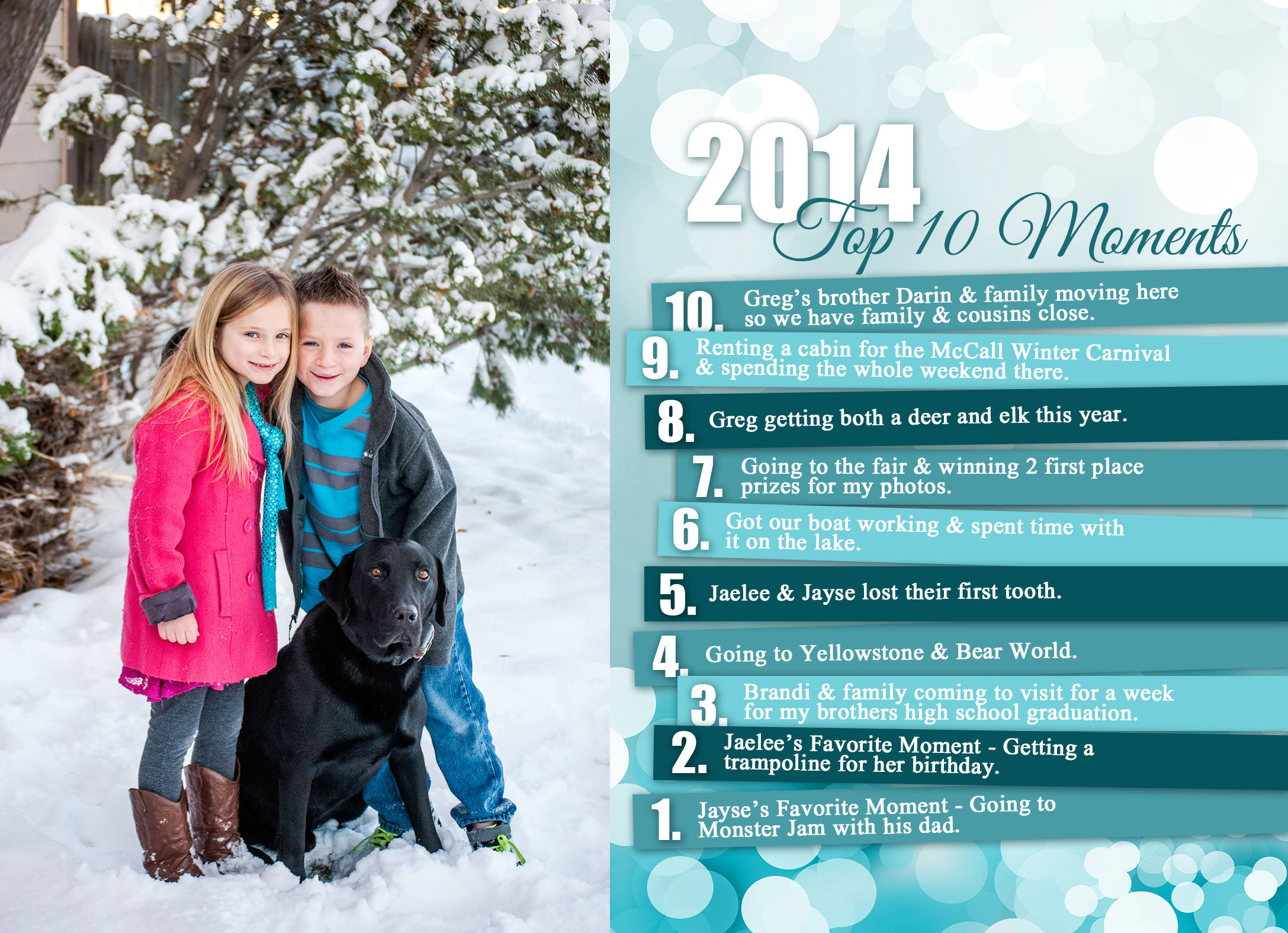 Christmas Card - 2014 Back